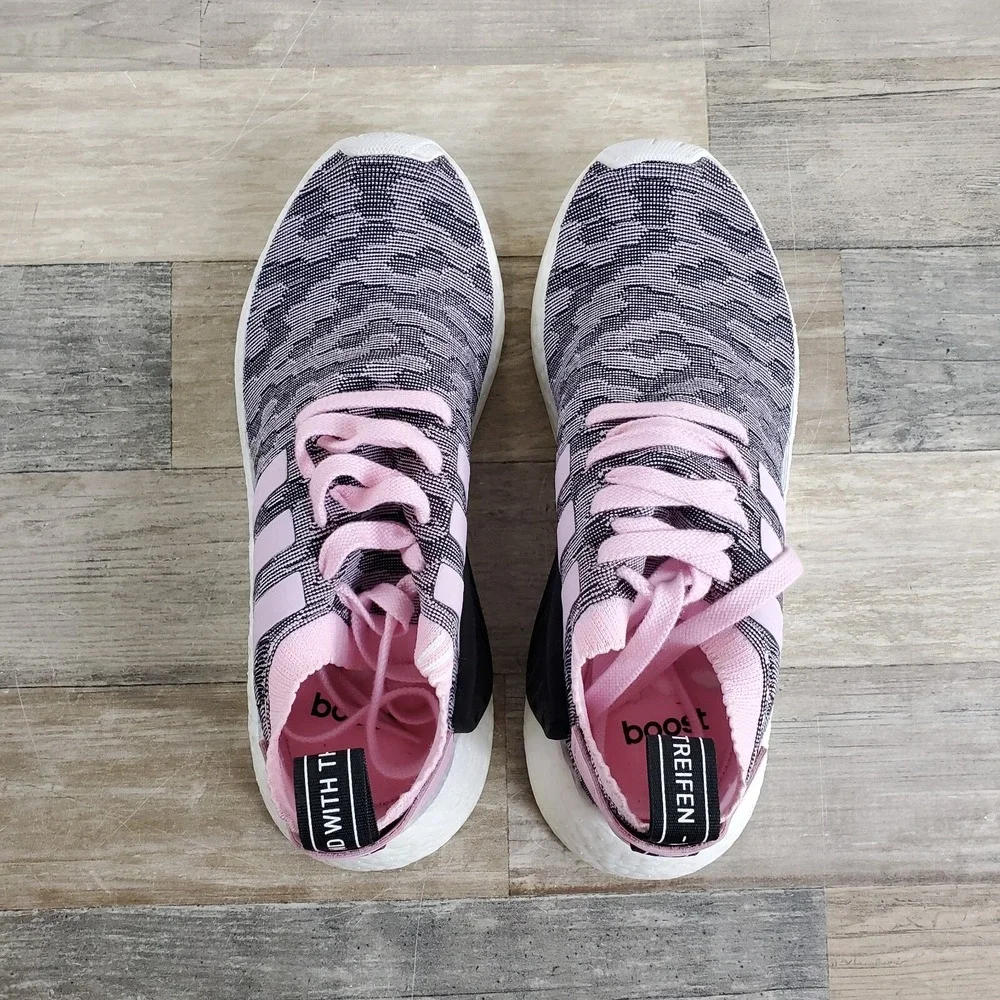 adidas NMF R2 Primeknit Shoes Womens Size 8.5 Sneakers Casual Shoe BY9521